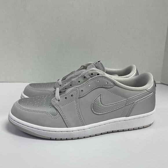 Air Jordan 1 Retro Low OG Metallic Silver CZ0790 002 Size 8 Grey Low Top Sneaker main image 7